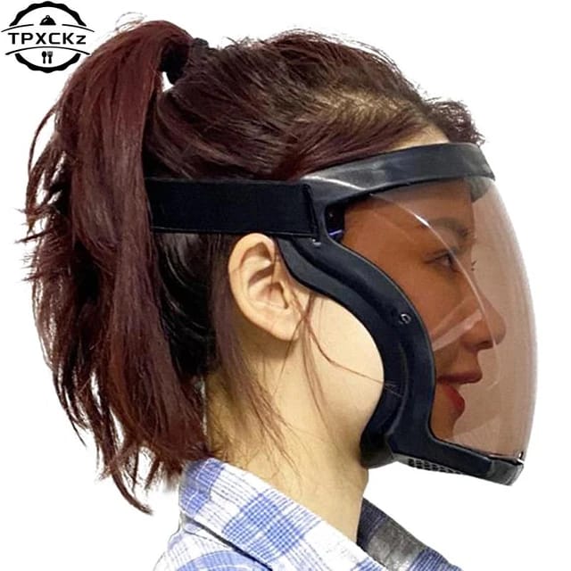 "تمتع بالحماية الكاملة مع قناع الحماية الواقي - الأمان والأناقة تجتمعان!" 😷✨ Masque de protection